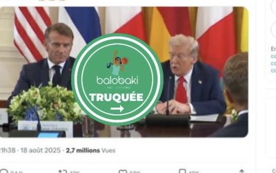 La voix entendue dans la vidéo où Macron parle de ses problèmes de couple avec Trump est synthétisée par une intelligence artificielle