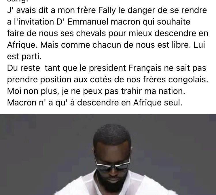 Les déclarations attribuées à Gims sur la France, le Rwanda et la RDC ne sont pas toutes certifiées et vraies