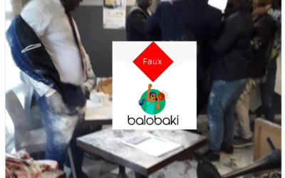 Le Président congolais saupoudré par les combattants au Botswana ? FAUX