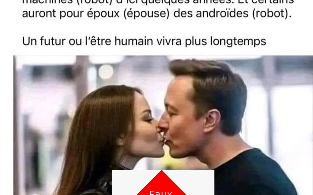 Rien ne prouve que ces déclarations attribuées à Elon Musk sont vraies, les humains ne deviendront pas tous des machines