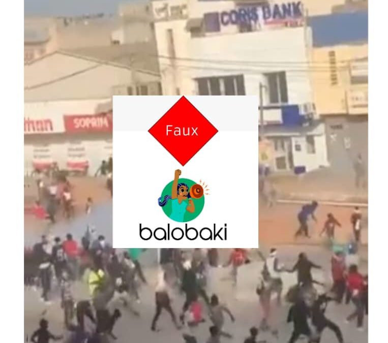 Une vidéo prétendant montrer un soulèvement de la population en RDC provient du Sénégal