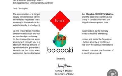 Les Etats-Unis n’ont pas écrit une lettre à la RDC sur la mort d&rsquo;un opposant congolais