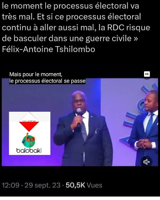 Une vidéo montrant le Chef de l’Etat congolais s’inquiéter sur le processus électoral date de 2018