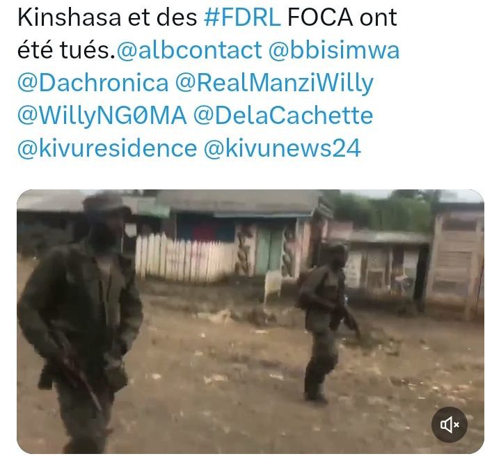 La vidéo qui montre l’occupation de Nturo et Kirolirwe par les rebelles du M23 est hors contexte
