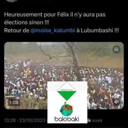 Il est vrai que Moïse Katumbi est rentré à Lubumbashi, mais cette vidéo date de 2019