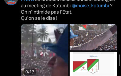 Le drapeau qui flottait pendant un meeting de Katumbi n’a rien à voir avec la sécession du Katanga