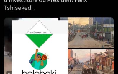 Certaines images de cette publication des manifestations à Goma et Béni sont hors contexte et datent de 2023