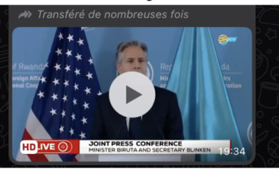 Une vieille vidéo de Blinken sur le conflit rwando-congolais refait surface et crée la confusion en RDC