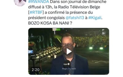 Un média belge se trompe sur la présence du Président congolais à Kigali pour la commémoration du genocide rwandais