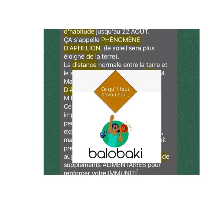 Rien ne prouve que le phénomène d’aphélion a un impact sur la température et la santé humaine
