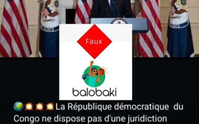 Tentative de coup d’Etat en RDC : non, les États-Unis n’ont pas dit que la RDC « ne dispose d&rsquo;aucune juridiction compétente pour établir sur une question de peine capitale sur des sujets américains »