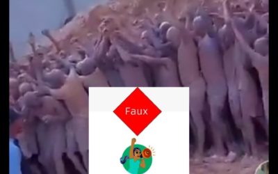 Faux, cette vidéo ne montre pas des Africains vendus comme esclaves en RDC pour travailler dans les mines, mais elle provient d&rsquo;une formation maritime au Nigeria