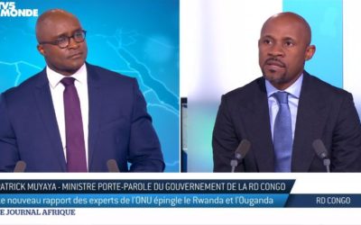 RDC : quelques internautes accusent faussement le porte-parole du gouvernement d’avoir défendu l’Ouganda sur TV5