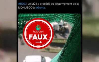 La Monusco dément le « désarmement des Casques bleus par le groupe rebelle du M23 » à Goma en RDC