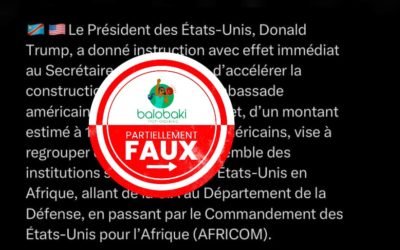 Une nouvelle ambassade américaine à Kinshasa estimée à 1 milliard de dollars américains va abriter la CIA et Africom? Il n’y a pas de preuves ! 