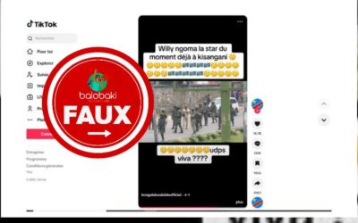 La vidéo montrant le porte-parole militaire du M23 avec des soldats n’a pas été prise à Kisangani, mais à Goma