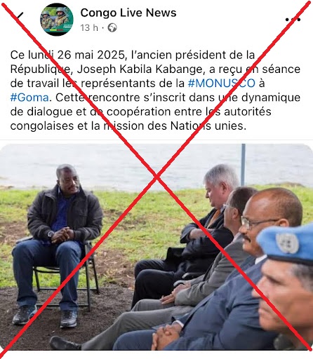 Capture d’écran prise par Balobaki check mardi 27 mai 2025
