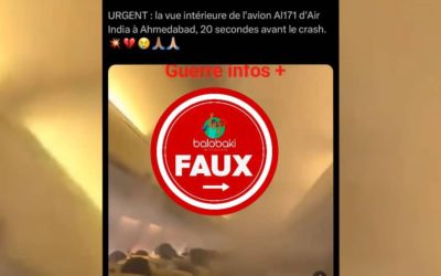 Cette vidéo n’est pas liée au vol Air India. Elle montre un incident d’une compagnie aérienne irlandaise en 2020