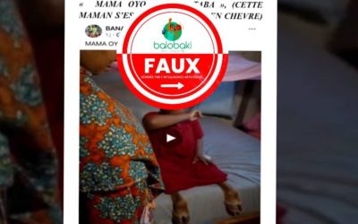 Faux, la vidéo prétendant montrer une femme dont les jambes se transforment en pattes de chèvre est une manipulation numérique