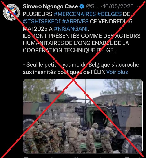 Capture d’écran faite par Balobaki Check le 18 juillet 2025. 