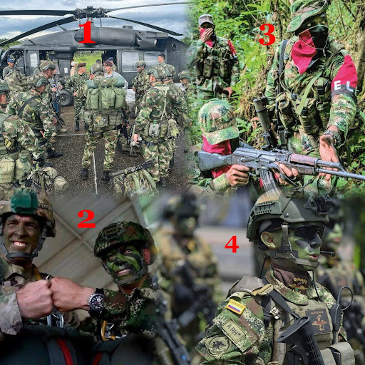 Les 4 images que nous vérifions. Montage fait par Balobaki Check via photoGrid.