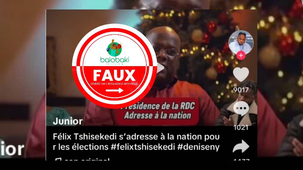 La vidéo du couple présidentiel congolais affirmant l’impossibilité d’élections est truquée