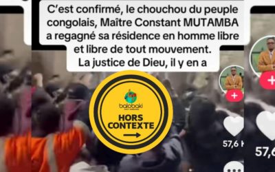 La vidéo qui prétend montrer l’ancien ministre de la Justice, Constant Mutamba regagner sa résidence en homme libre est hors contexte   