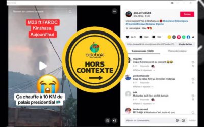 La vidéo prétendant montrer les affrontements entre les FARDC et les rebelles du M23 à Kinshasa a été prise à Bukavu