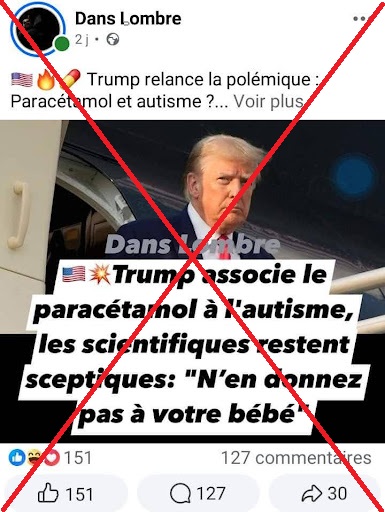 Capture d’écran prise par Balobaki Check le 25 septembre à 19h05