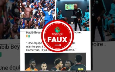 Propos faussement attribués, entraîneur furieux contre ses joueurs, supporters dénudés : Quand la désinformation s’invite Coupe d’Afrique des nations