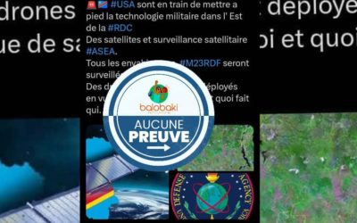 Aucune preuve ne permet d’attester le déploiement de satellites militaires américains dans l’Est de la RDC