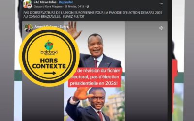 Élections au Congo-Brazza : Il est vrai qu’il n’y a pas d’observateurs de l’Union européenne pour la présidentielle. Mais, l&rsquo;audio qui circule activement en ligne remonte à 2016