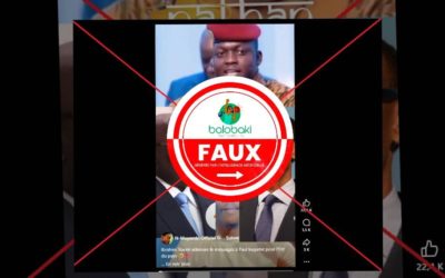 La vidéo qui prétend montrer le président burkinabè en train de menacer Paul Kagame à propos de la guerre dans l’Est est trompeuse (deepfake)