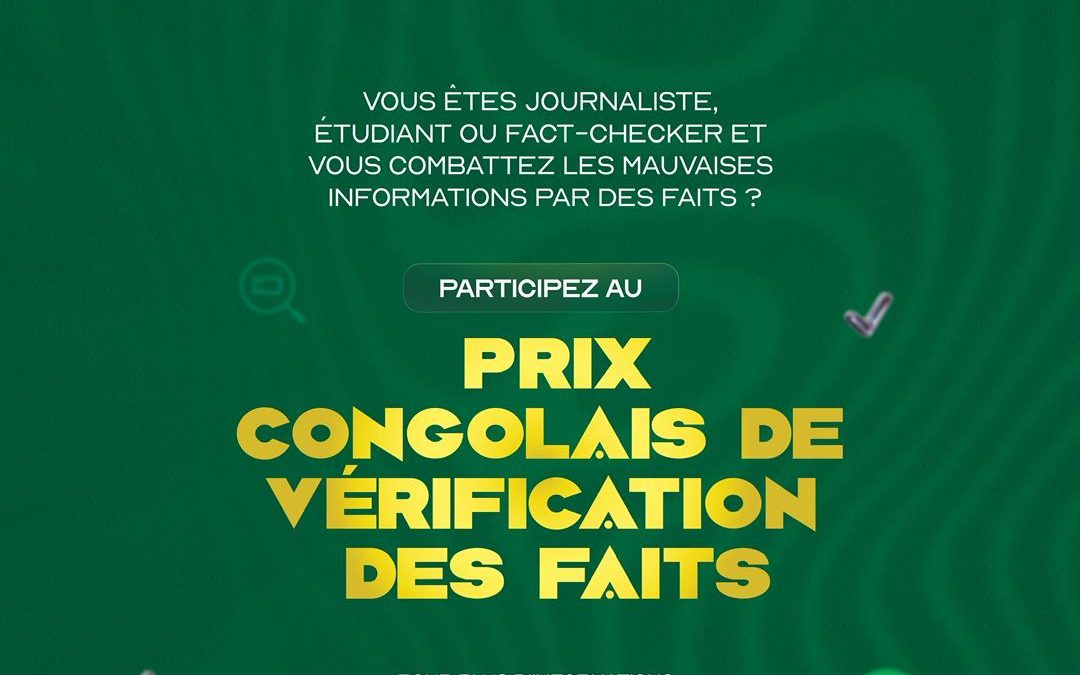 Prix congolais de vérification des faits : qui peut postuler et comment ?