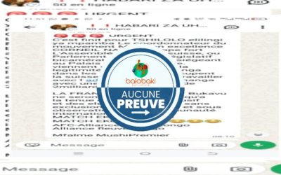 Pas de preuve que la Suisse a reconnu la légitimité de Nangaa dans les zones occupées par les rebelles de l’AFC-M23