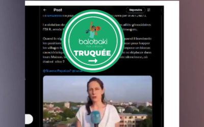 La vidéo montrant la correspondante de France 24 dédouanant le Rwanda dans la prise d’Uvira est manipulée