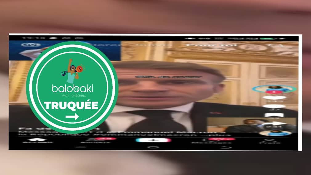 Attention, cette vidéo d’Emmanuel Macron commentant la situation sécuritaire dans l’Est de la  RDC est générée par IA