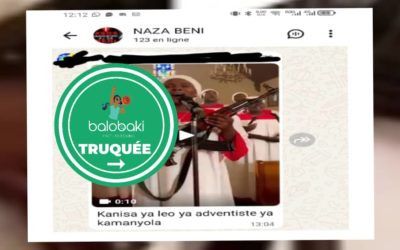 La vidéo montrant des fidèles armés en plein culte dans une église à Kamanyola, dans l’est de la RDC, a été générée par l’intelligence artificielle