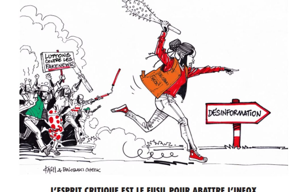 Le dessin de presse pour lutter contre la désinformation : une approche adoptée par Balobaki Check