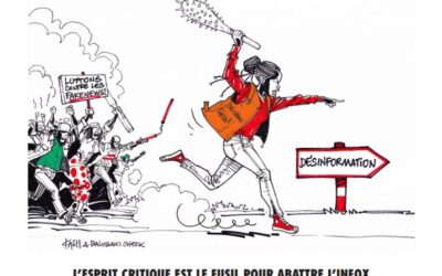 Le dessin de presse pour lutter contre la désinformation : une approche adoptée par Balobaki Check