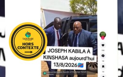 Cette vidéo, qui prétend montrer l’arrivée de Kabila à Kinshasa en 2026, a en réalité été prise à Nairobi en 2025