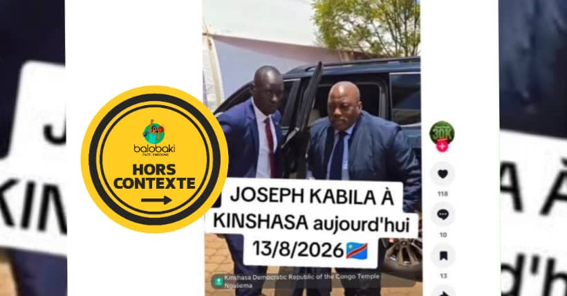 Cette vidéo, qui prétend montrer l’arrivée de Kabila à Kinshasa en 2026, a en réalité été prise à Nairobi en 2025