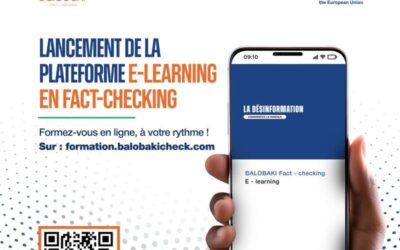 « E-learning Balobaki Check, une infrastructure discrète de résilience pour faire de l’information fiable une ressource accessible lorsque le territoire devient inaccessible »