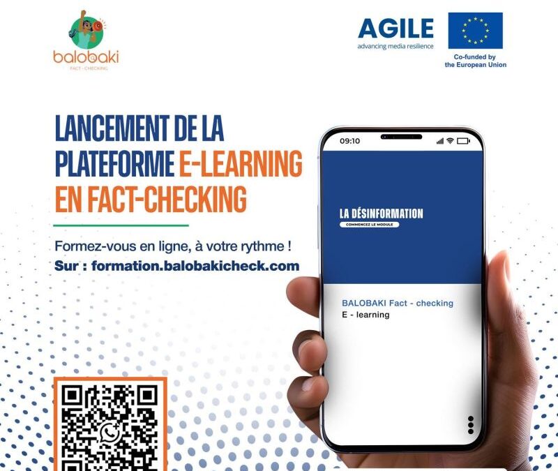 « E-learning Balobaki Check, une infrastructure discrète de résilience pour faire de l’information fiable une ressource accessible lorsque le territoire devient inaccessible »