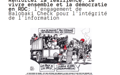 Renforcer la résilience, le vivre ensemble et la démocratie en RDC
