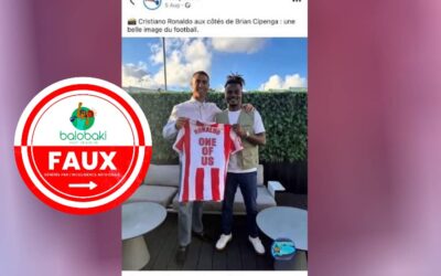 Non, Cristiano Ronaldo n’a pas posé avec Brian Cipenga et un maillot « RONALDO ONE OF US »